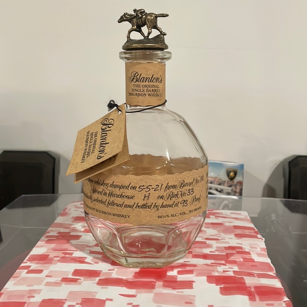 EMPTY Blanton’s Bottle